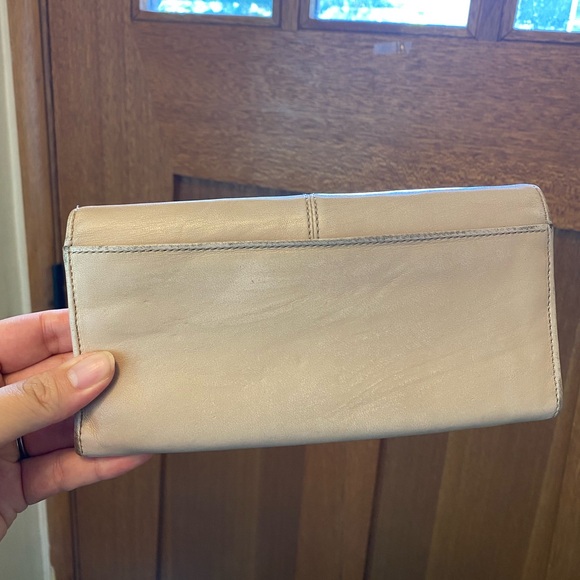 Coach Cream Envelope Slim Leather Wallet - Picture 3 of 6